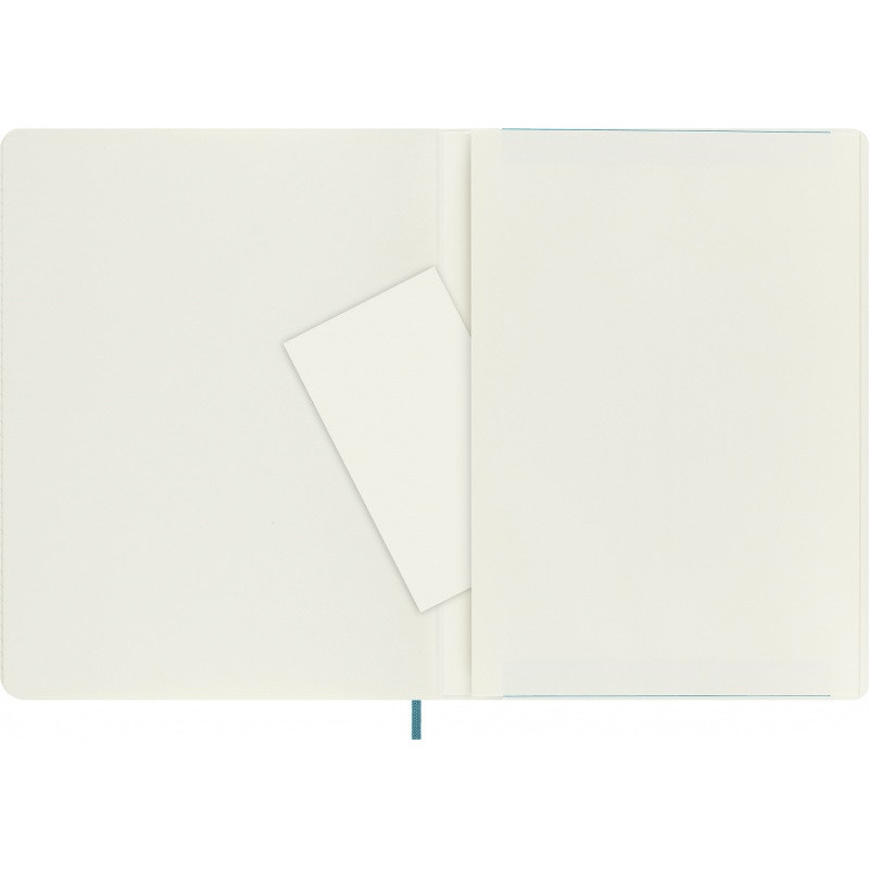 Notatnik MOLESKINE, XL ekstra duży, gładki, miękka okładka, turkusowy
