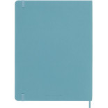 Notatnik MOLESKINE, XL ekstra duży, gładki, miękka okładka, turkusowy