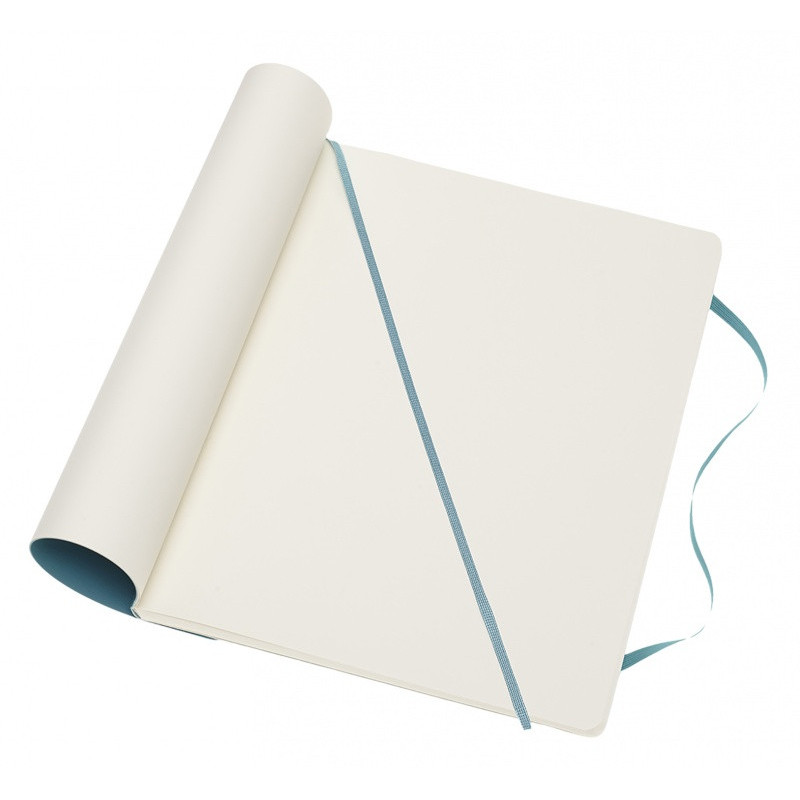 Notatnik MOLESKINE, XL ekstra duży, gładki, miękka okładka, turkusowy