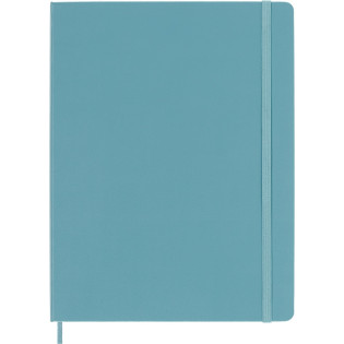 Notatnik MOLESKINE, XL ekstra duży, gładki, twarda okładka, turkusowy