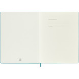 Notatnik MOLESKINE, XL ekstra duży, gładki, twarda okładka, turkusowy