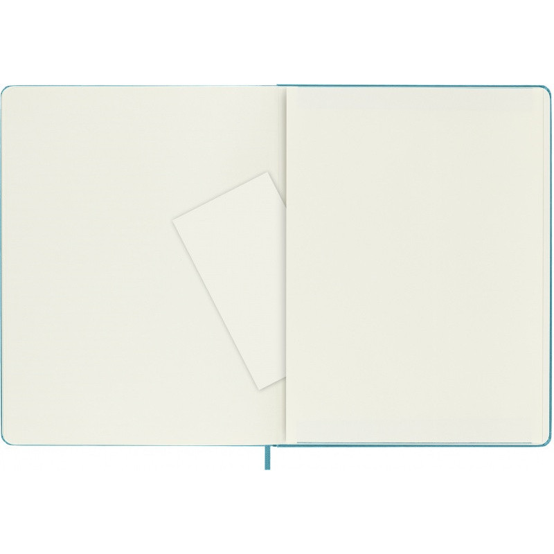 Notatnik MOLESKINE, XL ekstra duży, gładki, twarda okładka, turkusowy