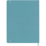 Notatnik MOLESKINE, XL ekstra duży, gładki, twarda okładka, turkusowy