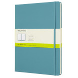 Notatnik MOLESKINE, XL ekstra duży, gładki, twarda okładka, turkusowy