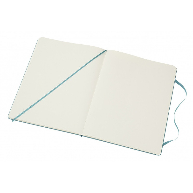Notatnik MOLESKINE, XL ekstra duży, gładki, twarda okładka, turkusowy