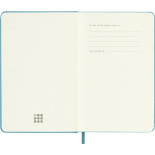 Notatnik MOLESKINE kieszonkowy, gładki, twarda okładka, turkusowy