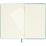 Notatnik MOLESKINE kieszonkowy, gładki, twarda okładka, turkusowy