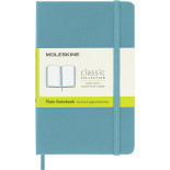 Notatnik MOLESKINE kieszonkowy, gładki, twarda okładka, turkusowy