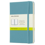 Notatnik MOLESKINE kieszonkowy, gładki, twarda okładka, turkusowy