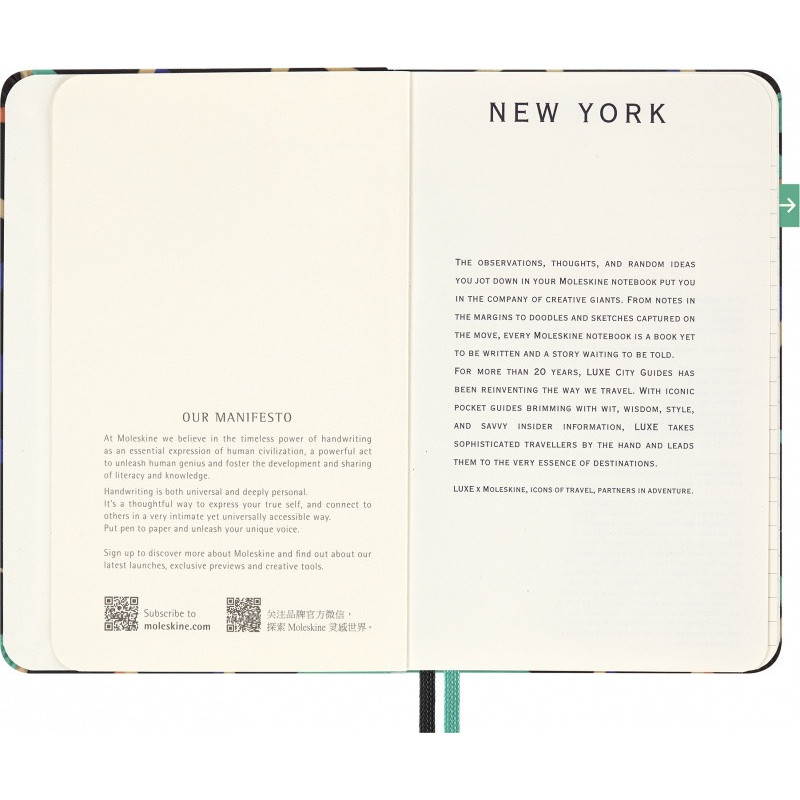 Notes MOLESKINE Luxe City New York, P, 9x14cm