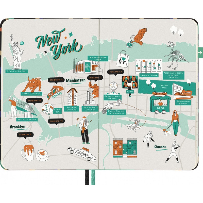 Notes MOLESKINE Luxe City New York, P, 9x14cm