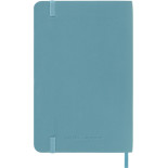 Notes MOLESKINE, P, 9x14cm, gładki, miękka oprawa, Reef Blue, 192 strony