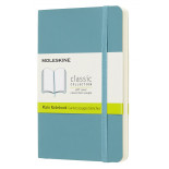 Notes MOLESKINE, P, 9x14cm, gładki, miękka oprawa, Reef Blue, 192 strony