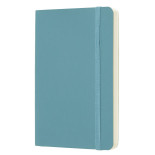 Notes MOLESKINE, P, 9x14cm, gładki, miękka oprawa, Reef Blue, 192 strony