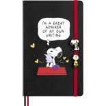 Zestaw MOLESKINE Peanuts, edycja limitowana: 2 przypinki + notes Snoopy & Charlie