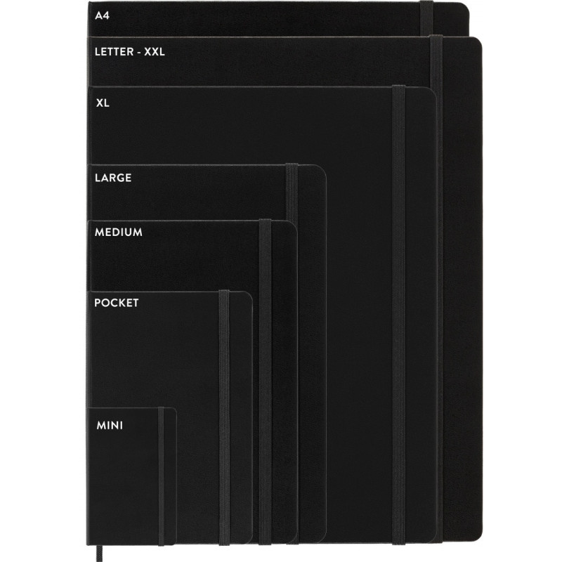 Przypinka MOLESKINE Notes, czarna