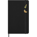Zestaw 2 przypinek MOLESKINE Kraje, France, Croissant & Champagne