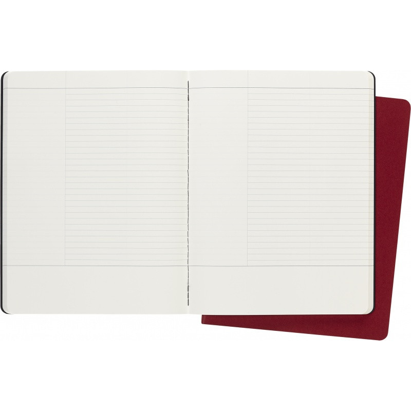 Zestaw 2 zeszytów MOLESKINE Subject Cahier, XL, 160 stron, 19x25cm, mix kolorów
