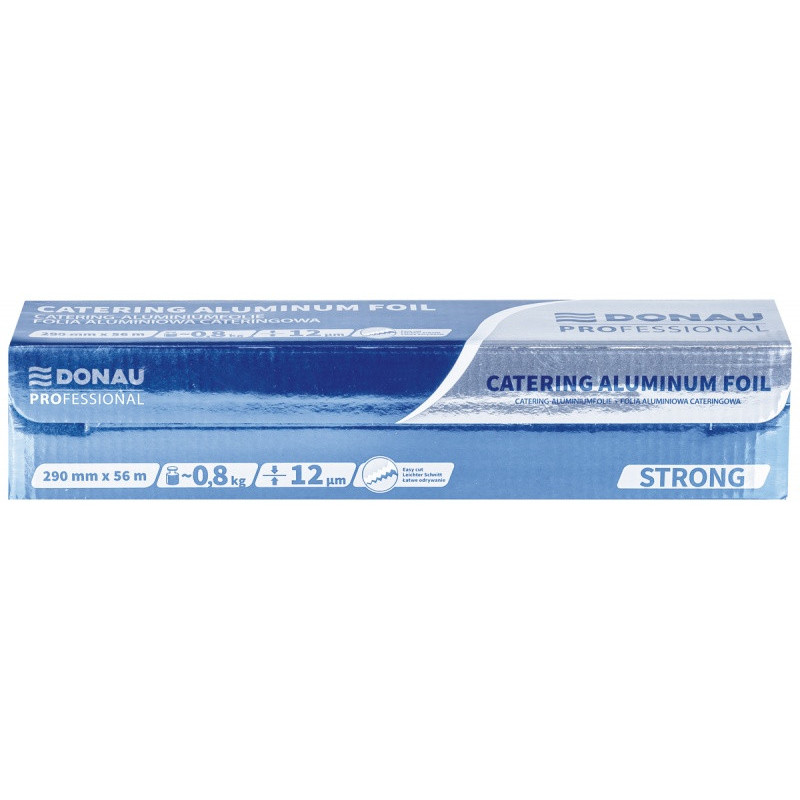Folia aluminiowa cateringowa DONAU PROFESSIONAL, 290mm×56m, gr.12