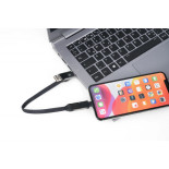 Kabel ładujący TROIKA Practicable, czarny