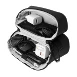 Organizer TROIKA Black Tech 2 Go, etui na akcesoria, czarne