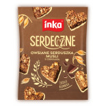 Musli INKA, owsiane serduszka z czekoladą, 50g