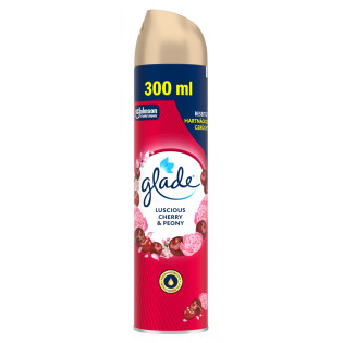 Odświeżacz powietrza GLADE Wiśnia & Peonia, spray, 300ml