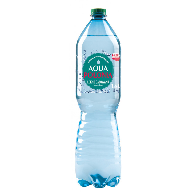 Woda mineralna Aqua Polonia, lekki gaz, 1,5l