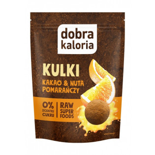 Kulki DOBRA KALORIA, kakao i nuta pomarańczy, 65g