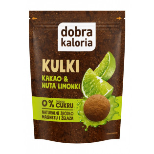 Kulki DOBRA KALORIA, kakao i nuta limonki, 65g