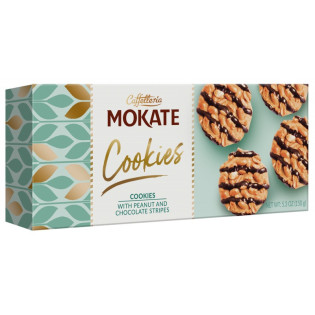 Ciastka MOKATE, z orzechami i czekoladą, 150g