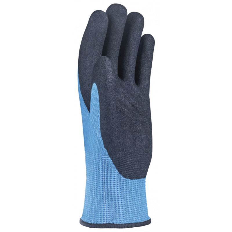 Rękawice antyprzecięciowe DONAU SAFETY DS-NIT Anti-Cut D, rozm. 7, niebieskie