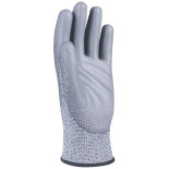 Rękawice antyprzecięciowe DONAU SAFETY DS-PU Anti-Cut C, rozm. 8, jasnoszary
