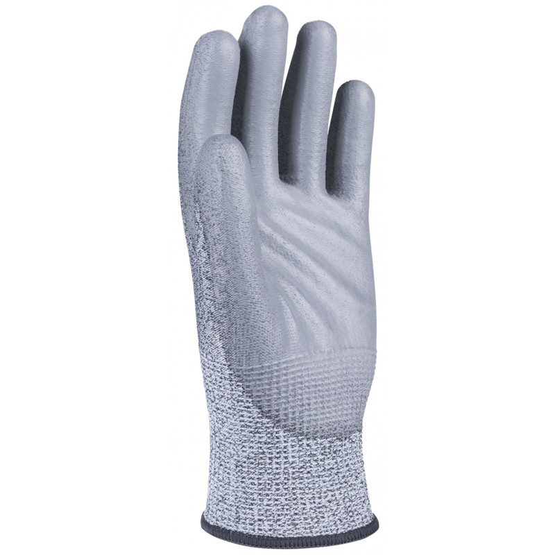 Rękawice antyprzecięciowe DONAU SAFETY DS-PU Anti-Cut C, rozm. 9, jasnoszary