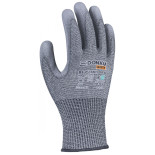 Rękawice antyprzecięciowe DONAU SAFETY DS-PU Anti-Cut D, rozm. 11, ciemnoszary