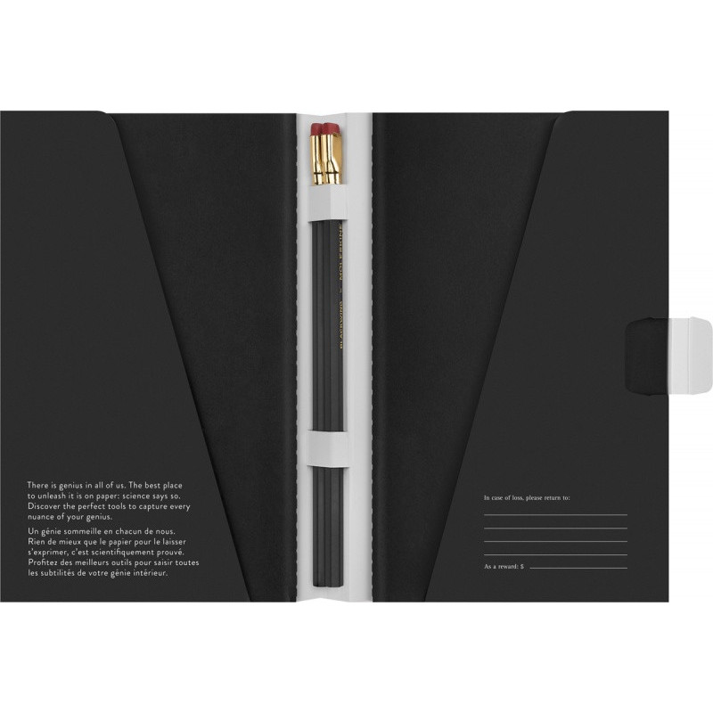 Zestaw Blackwing x MOLESKINE: 2 ołówki twarde + 2 zeszyty Cahier w linie