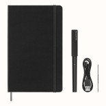 Zestaw MOLESKINE Smart Writing Set 3: notes L w linie + długopis, czarny