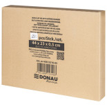 Wieszak na ubrania antypoślizgowy DONAU HOME, 44x23x0,5cm, 20 szt., czarny