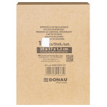 Wieszak na spodnie drewniany DONAU HOME, 35x17x1,2cm, 10 szt., naturalny
