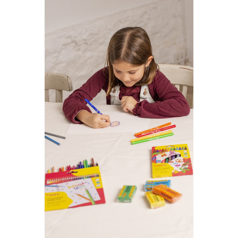 Flamastry JOVI, 12 szt., mix kolorów