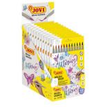 Brush markery JOVI, końcówka z pędzelkiem, dwustronne, 12 szt., mix kolorów