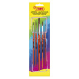Pędzle artystyczne JOVI, 5 szt., blister, mix kolorów