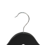 Wieszak na ubrania drewniany DONAU HOME, 44,5x23x1,2cm, 10 szt., czarny