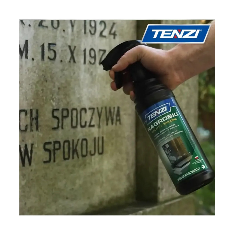 Środek do czyszczenia pomników TENZI Nagrobki Naloty Zielone, 0,6l