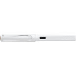 Pióro wieczne LAMY Safari 0B1 All White, 6 kolorowych pierścieni, stalówka EF, białe