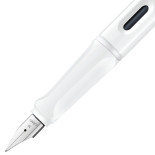 Pióro wieczne LAMY Safari 0B1 All White, 6 kolorowych pierścieni, stalówka EF, białe
