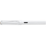 Pióro wieczne LAMY Safari 0B1 All White, 6 kolorowych pierścieni, stalówka M, białe