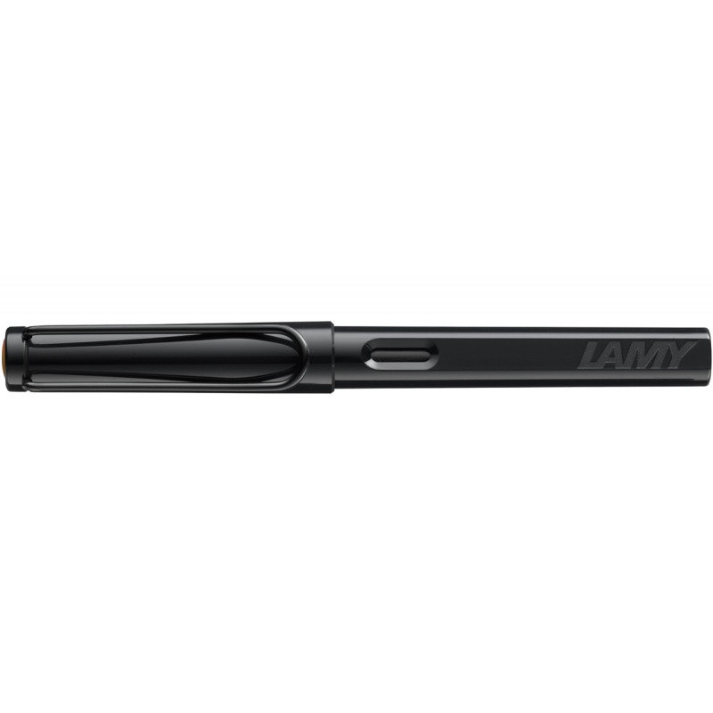 Pióro wieczne LAMY Safari 0B2 All Black, 6 kolorowych pierścieni, stalówka EF, czarne