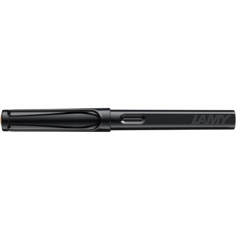 Pióro wieczne LAMY Safari 0B2 All Black, 6 kolorowych pierścieni, stalówka F, czarne