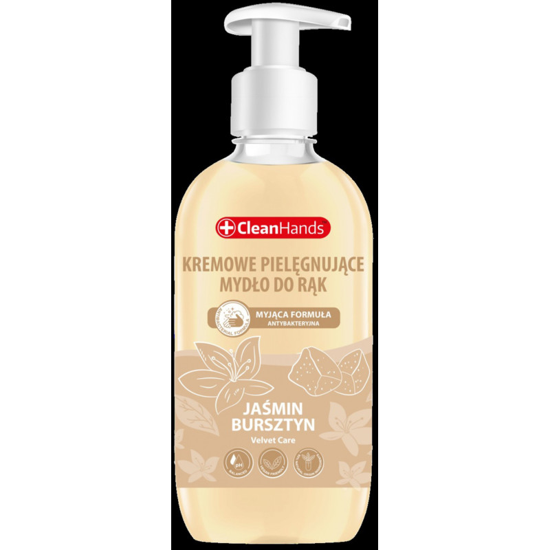 Kremowe mydło do rąk CLEANHANDS, 500ml, jaśmin i bursztyn